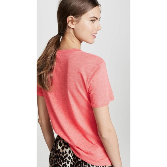 Splendid | Carmine Red V Neck Tee | Like New | Size XL - Picture 3 of 6